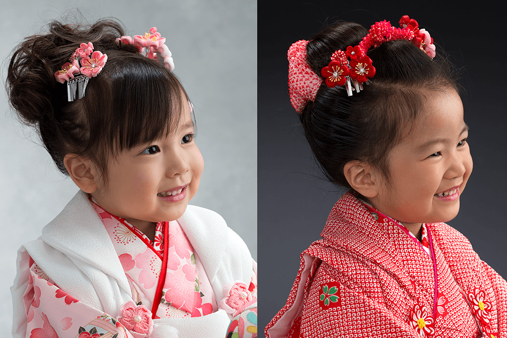 ユニーク 七五三 髪型 3歳 日本髪 無料のヘアスタイルのアイデア